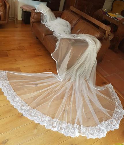 Réalisations de l'Atelier Rosáfil - rideau dentelle