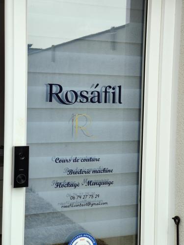 Porte de l'atelier Rosáfil